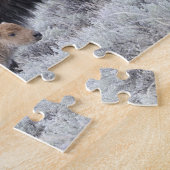 Puzzle Bison de vache et de veau, Yellowstone (Côté)