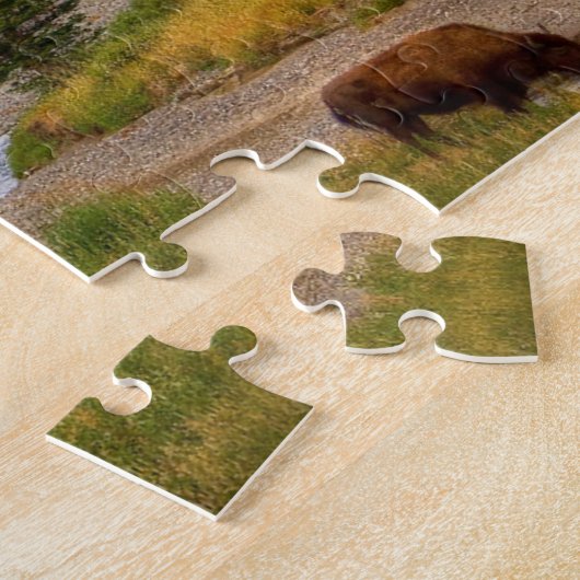 Puzzle Bison de Yellowstone (Côté)