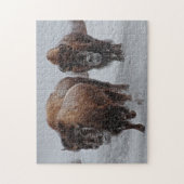 Puzzle Bison de Yellowstone (Vertical)