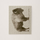 Puzzle Bison des plaines (Vertical)