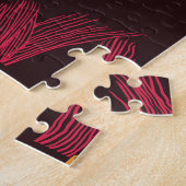 Puzzle Bison Haute herbe : Motif de terrain. (Côté)