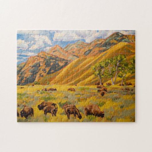 Puzzle Bison, Jackson Hole (Horizontal)
