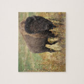 Puzzle Bison photo (Vertical)