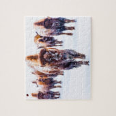 Puzzle Bison Yellowstone Wyoming (Vertical)