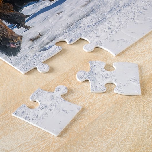 Puzzle Bison Yellowstone Wyoming (Côté)