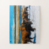 Puzzle Bison Yellowstone Wyoming (Vertical)