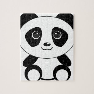 Puzzle Bizarre d'ours de panda