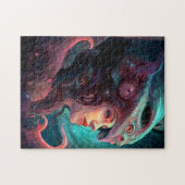 Puzzle Bizarre surréaliste Alien Art femme (Horizontal)