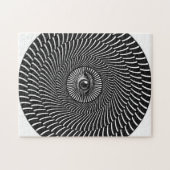Puzzle Black and White Eye Circulaire Graphic (Horizontal)