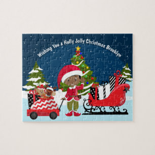 Puzzle Black Boy Elf