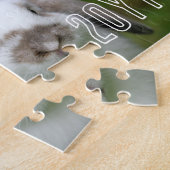 Puzzle Black Bunny Paws Ajouter Année 10 Photo Collage (Côté)
