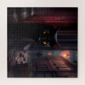 Puzzle Black Cat (Horizontal)
