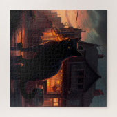 Puzzle Black Cat (Horizontal)