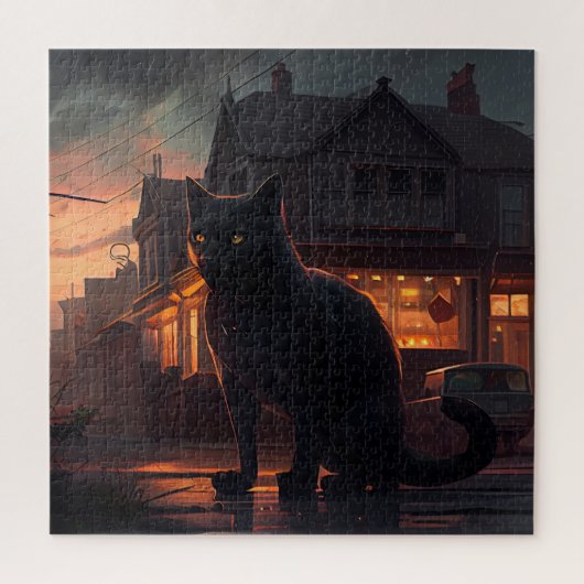 Puzzle Black Cat (Vertical)