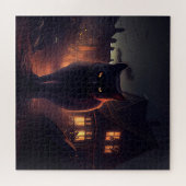 Puzzle Black Cat (Horizontal)