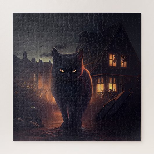 Puzzle Black Cat (Vertical)