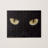 Puzzle Black Cat Eyes (Horizontal)