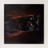 Puzzle Black Cat Legpuzzel (Horizontaal)