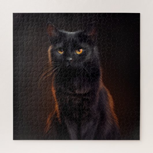 Puzzle Black Cat Legpuzzel (Verticaal)