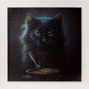 Puzzle Black Cat Legpuzzel