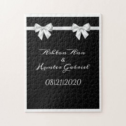 Puzzle Black Formal Elegant Simple Beautiful (Vertical)