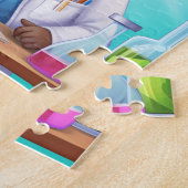 Puzzle Black Girl Scientist #1 (Côté)