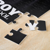 Puzzle Black Graduation Photo College BFF Modern Bold (Côté)
