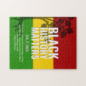 Puzzle Black History Marcus Garvey Quote BHM (Horizontal)