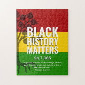 Puzzle Black History Marcus Garvey Quote BHM (Vertical)