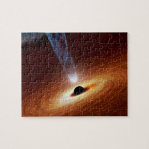 Puzzle Black Hole Astronomy Space Art