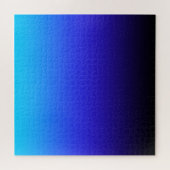 Puzzle Black Indigo et Aqua Blue Ombre (Horizontal)