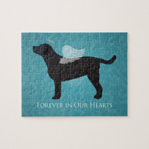 Puzzle Black Lab Pet Memorial Sympathy Pet Perte Concepti