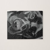 Puzzle Black Labrador (Horizontal)