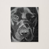 Puzzle Black Labrador (Vertical)