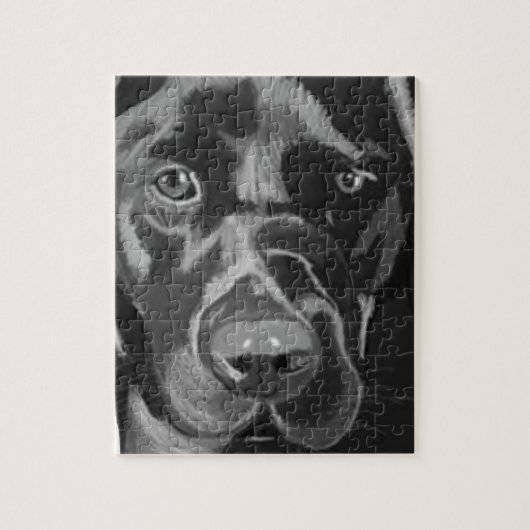 Puzzle Black Labrador (Vertical)