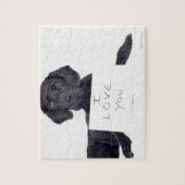 Puzzle Black Labrador 13 mois (Vertical)