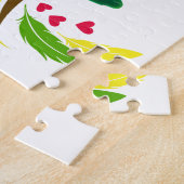Puzzle Black Masked Lovebirds (Côté)