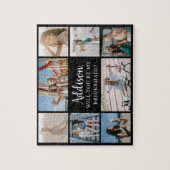 Puzzle Black Modern 8 Photo Collage de photos Proposition (Vertical)