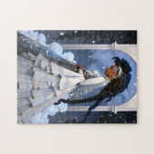 Puzzle Black Princess Imaginaire Art (Horizontal)
