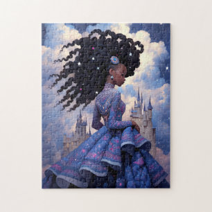 Puzzle Black Princess Imaginaire Art