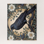 Puzzle Black Raven William Morris inspiré (Vertical)