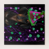 Puzzle Black & Tan Doxie (Horizontal)