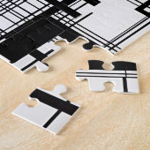 Puzzle Black & White : Femme moderne Abstraite (Côté)