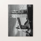 Puzzle Black White London Tower Bridge Art Travel (Vertical)