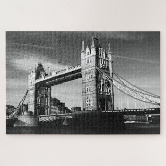 Puzzle Black White London Tower Bridge Art Travel