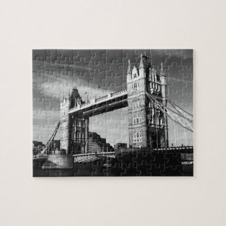 Puzzle Black White London Tower Bridge Art Travel