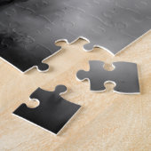 Puzzle Black White Runse Horse Freedom (Côté)