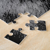 Puzzle Black & White Wolf Artwork - Wild Animals (Côté)