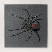 Puzzle Black Widow Spider Dessin original (Vertical)
