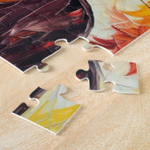 Puzzle Black Woman Automne Afro Art (Côté)